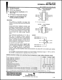 Click here to download UA733CU Datasheet