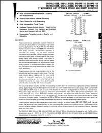 Click here to download SN74ALS169BJ4 Datasheet