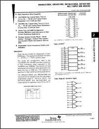 Click here to download SN74ALS1805ADW Datasheet