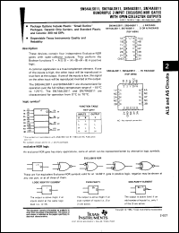 Click here to download SN54ALS811FH Datasheet