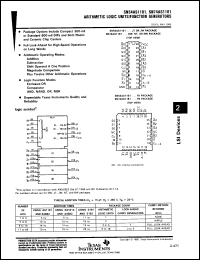 Click here to download SN74AS1181DWP3 Datasheet