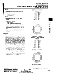 Click here to download SN74HC147FH4 Datasheet