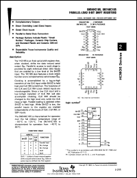 Click here to download SN74HC165N1 Datasheet