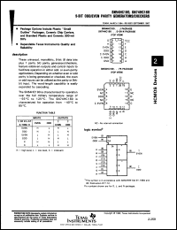 Click here to download SN74HC180D3 Datasheet