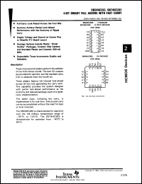 Click here to download SN74HC283FH Datasheet