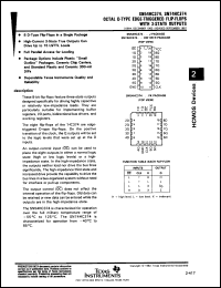 Click here to download SNC54HC374FK Datasheet