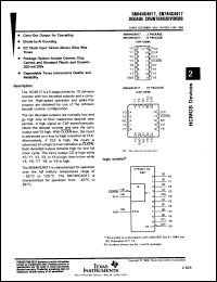 Click here to download SN74HC4017FH Datasheet