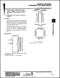 Click here to download SN54HC4020FH Datasheet