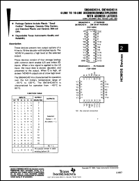 Click here to download SNJ54HC4514JT Datasheet