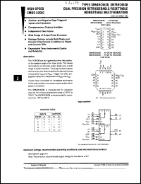 Click here to download SNJ54HC4538FH Datasheet