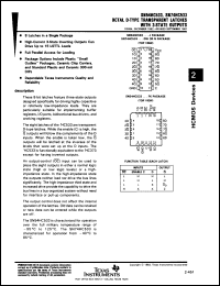 Click here to download SN74HC533N1 Datasheet