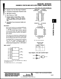 Click here to download SN54HC7001FH Datasheet