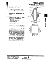 Click here to download SN54HC7075FK Datasheet