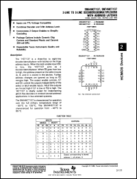 Click here to download SNJ54HCT137FK Datasheet