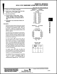 Click here to download SN54HCT573J Datasheet