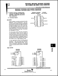 Click here to download SN54S485AJ Datasheet