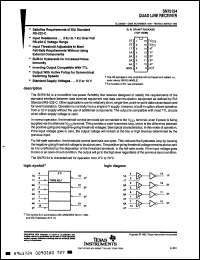 Click here to download SN75154N/BURNIN Datasheet