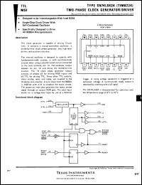 Click here to download SN74LS424J Datasheet