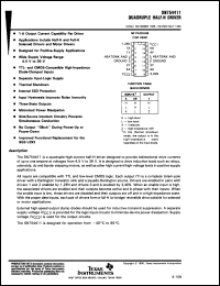 Click here to download SN754411NE Datasheet