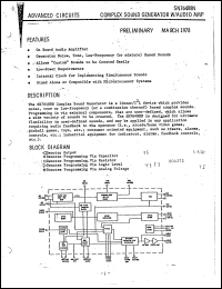 Click here to download SN76488NF Datasheet