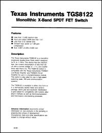 Click here to download TGS8122SPC Datasheet