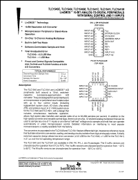 Click here to download TLC1541MJ Datasheet