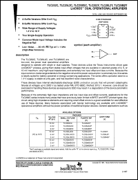Click here to download TLC252BCDP1 Datasheet
