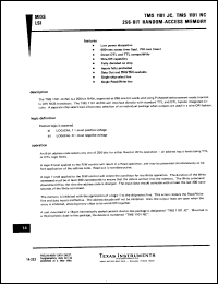 Click here to download TMS1101JC Datasheet