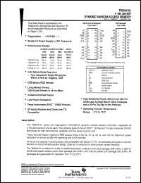 Click here to download TMS44101-70DM Datasheet