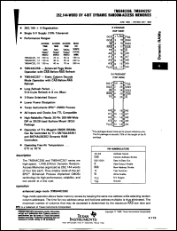 Click here to download TMS44C257-12DJ Datasheet