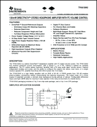 Click here to download TPA6130A2_0701 Datasheet