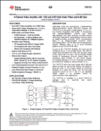 Click here to download THS7373IPWR Datasheet