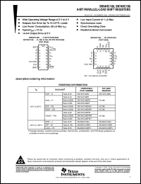 Click here to download SN74HC166DTG4 Datasheet