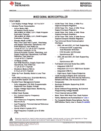 Click here to download MSP430F5525 Datasheet