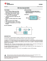 Click here to download CDCS501 Datasheet