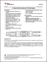 Click here to download TLK1102E Datasheet