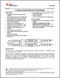 Click here to download TLK1102ERGET Datasheet