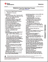 Click here to download TMS320C5514AZCHA12 Datasheet