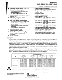 Click here to download MSP430F2131TDWR Datasheet