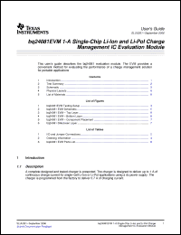 Click here to download BQ24081EVM Datasheet