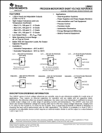 Click here to download LM4041CILPRE3 Datasheet