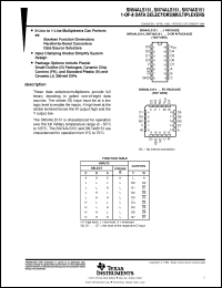 Click here to download SN54ALS151_08 Datasheet