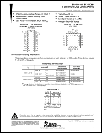 Click here to download SNJ54HC684FK Datasheet
