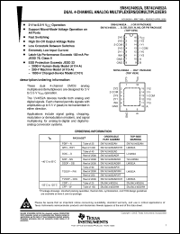 Click here to download SN74LV4052ADG4 Datasheet