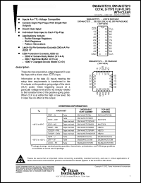 Click here to download SNJ54AHCT273FK Datasheet