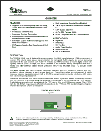 Click here to download TMDS141RHARG4 Datasheet