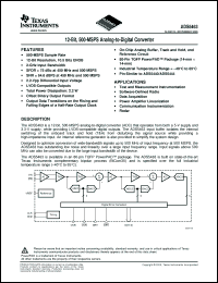 Click here to download ADS5463 Datasheet