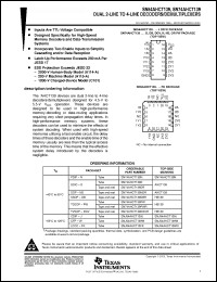 Click here to download SNJ54AHCT139FK Datasheet