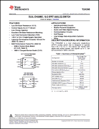 Click here to download TS5A2066DCURG4 Datasheet