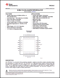 Click here to download TRF370417 Datasheet